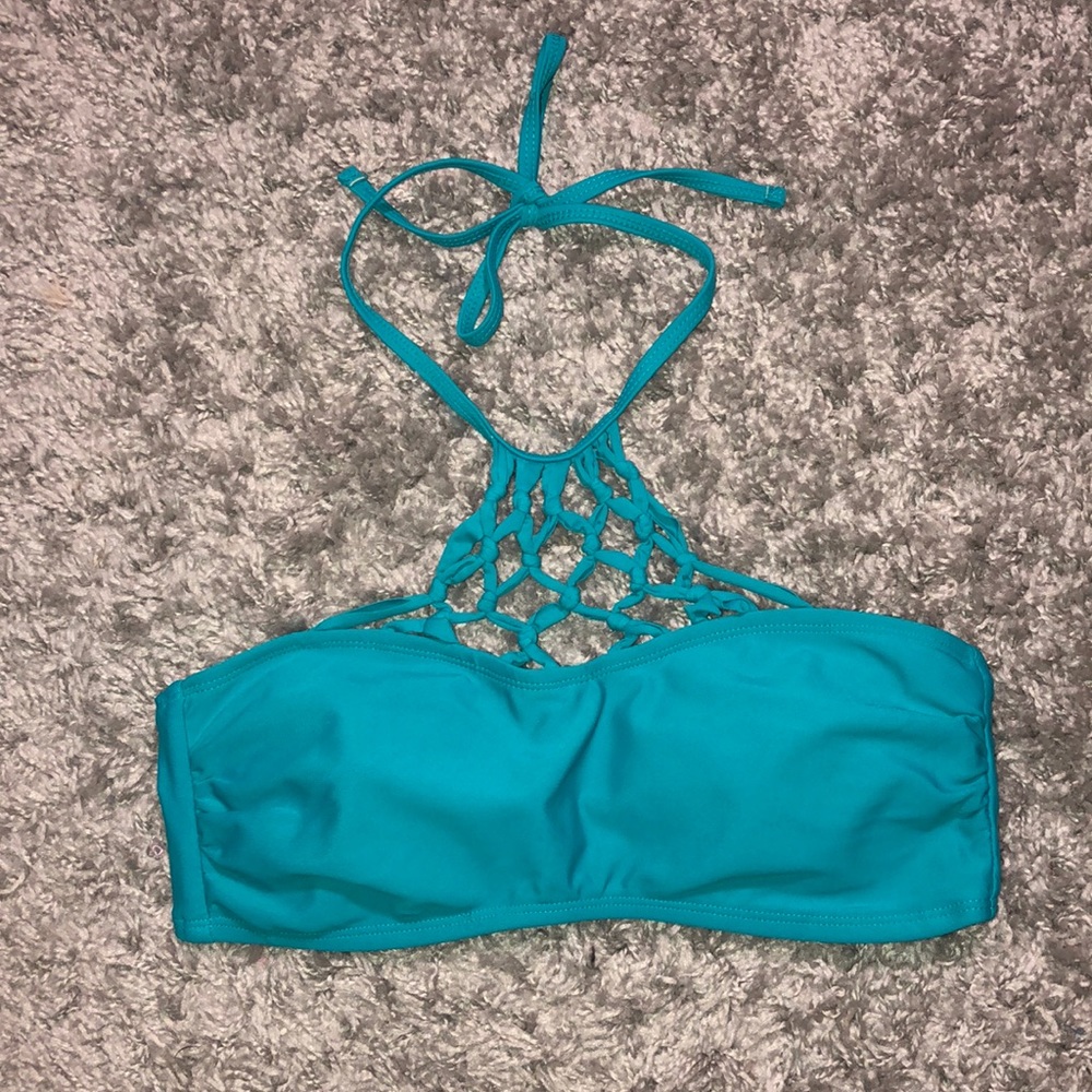 Forever 21 teal swim top